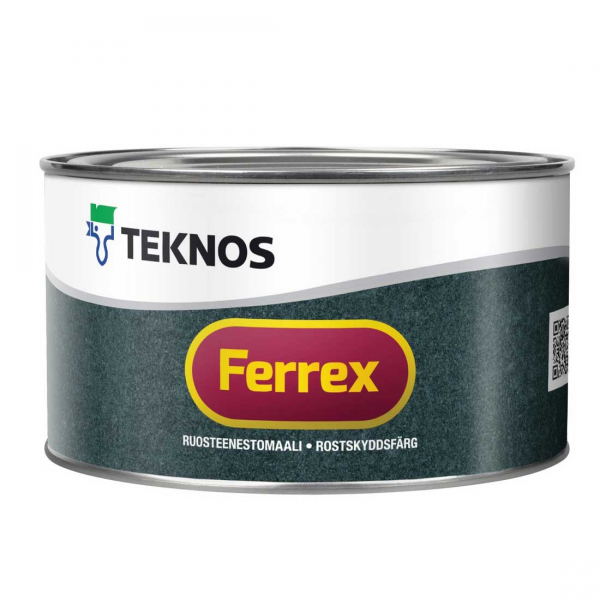 Ferrex Rostskyddsfärg Primer grå 0,33 L i gruppen Målarfärg / Inomhus / Metall hos Spraycan Sweden AB (0330030103)