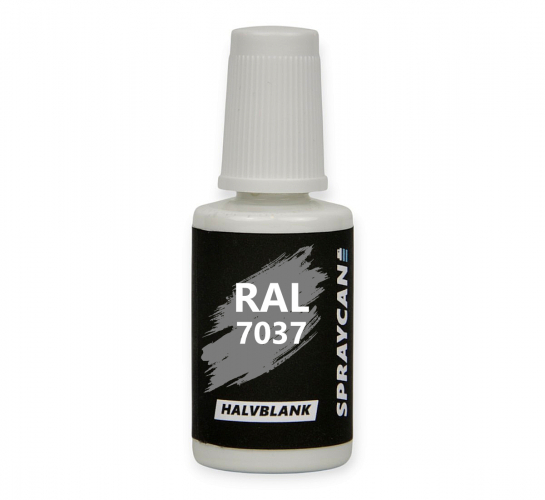 TRISTARcolor Lackstift RAL 7037 Staubgrau Glänzend – 50 Ml, Schnelltrocknend, Made In Germany
