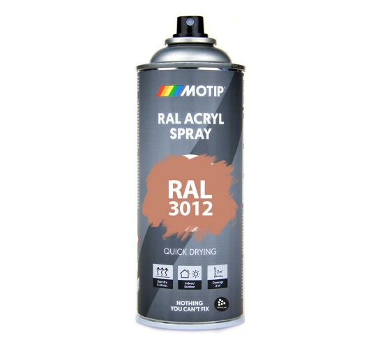 RAL 3012 Beige Red 400 ml Spray i gruppen Spray / Kulörer / 144 st RAL-Kulörer hos Spraycan Sweden AB (07087)