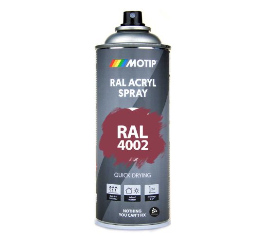 RAL 4002 Red Violet 400 ml Spray i gruppen Spray / Kulörer / 144 st RAL-Kulörer hos Spraycan Sweden AB (07117)