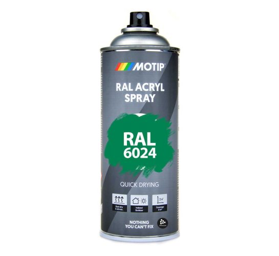 RAL 6024 Traffic Green 400 ml Spray i gruppen Spray / Kulörer / 144 st RAL-Kulörer hos Spraycan Sweden AB (07120)
