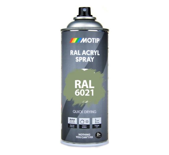 RAL 6021 Fade Green 400 ml Spray i gruppen Spray / Kulörer / 144 st RAL-Kulörer hos Spraycan Sweden AB (07131)