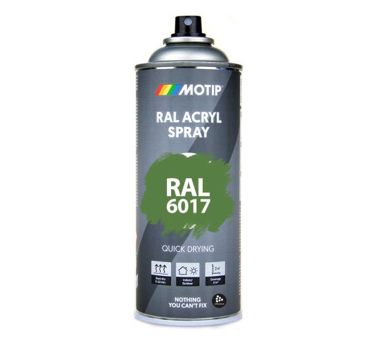 RAL 6017 May Green 400 ml Spray i gruppen Spray / Kulörer / 144 st RAL-Kulörer hos Spraycan Sweden AB (07143)