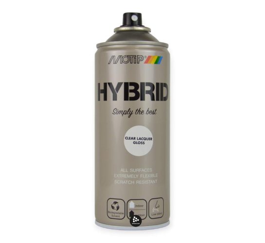 Hybrid Klarlack Blank 400 ml i gruppen Spray / Kul�rer / Hybrid hos Spraycan Sweden AB (304602)