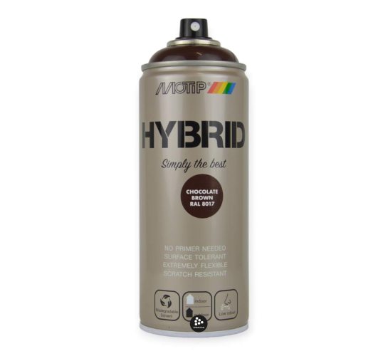 Hybrid RAL 8017 Blank 400 ml i gruppen Spray / Kul�rer / Hybrid hos Spraycan Sweden AB (304710)