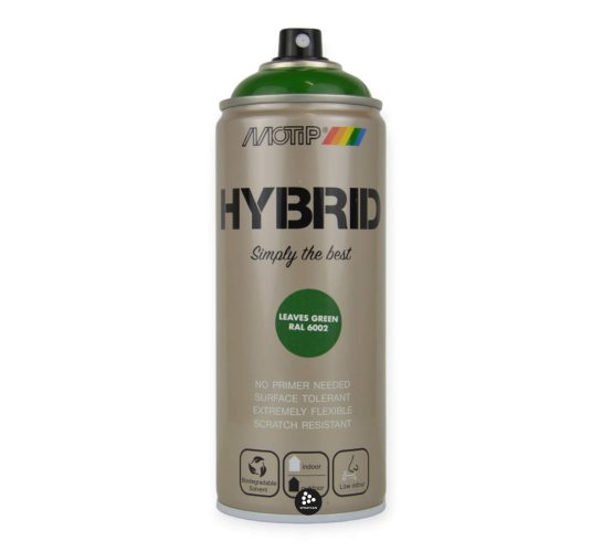 Hybrid RAL 6002 Blank 400 ml i gruppen Spray / Kul�rer / Hybrid hos Spraycan Sweden AB (304714)
