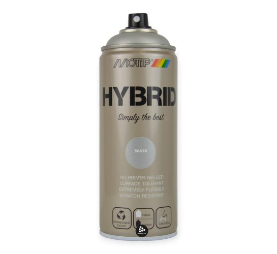 Hybrid Silver Blank 400 ml i gruppen Spray / Kul�rer / Hybrid hos Spraycan Sweden AB (304716)
