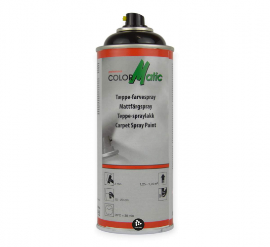 Mattfrgspray Svart 400 ml i gruppen Spray / Textil, Vinyl & Lderfrg / Textilspray hos Spraycan Sweden AB (369056)