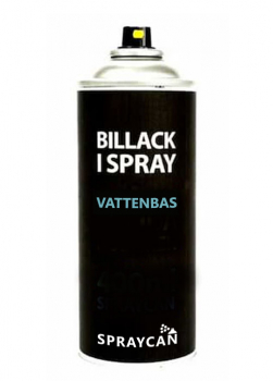 Billack i Spray Vattenbas 400 ml