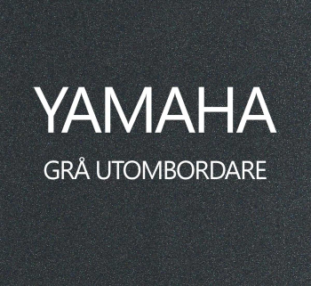 Yamaha Motorfärg Grå Utombordare 400 ml
