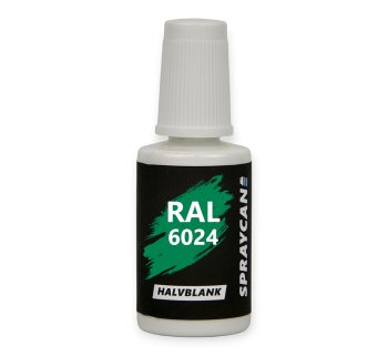 RAL 6024 Traffic Green, trafikgrön bättringsfärg i lackstift 20 ml