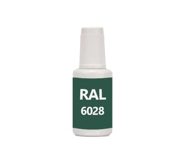 RAL 6028 Pine Green bttringsfrg i penselflaska 20 ml