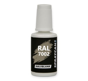 RAL 7002 Olive Grey bättringsfärg i penselflaska 20 ml 