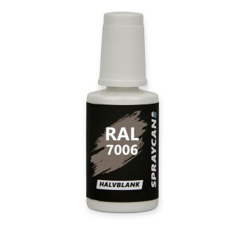 RAL 7006 Beige Grey, vattenbaserad bättringsfärg för inom och utomhusbruk, lackstift 20 ml