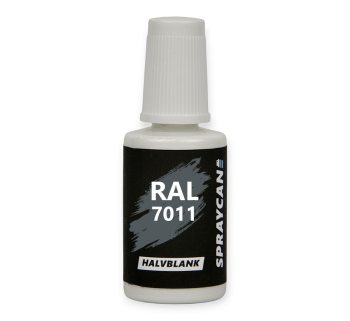 RAL 7011 Iron Grey, bätttringsfärg i penselflaska 20 ml