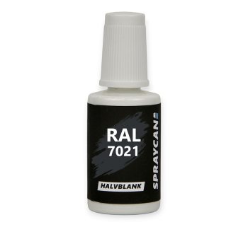 Bättringsfärg RAL 7021 Black Grey penselflaska 20 ml
