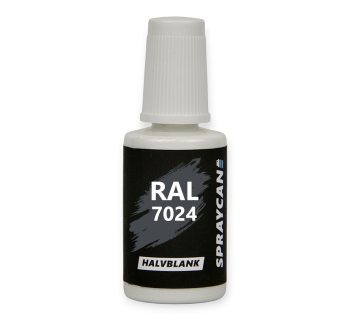 RAL 7024 bättringsfärg i penselflaska 20 ml