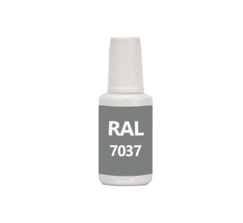 RAL 7037 Dusty Grey, penselflaska med vattenbaserad bttringsfrg 20 ml.
