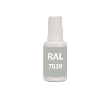 RAL 7038 Agate Grey bttringsfrg i penselflaska 20 ml