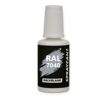 RAL 7040, Window grey bättringsfärg i penselflaska 20 ml