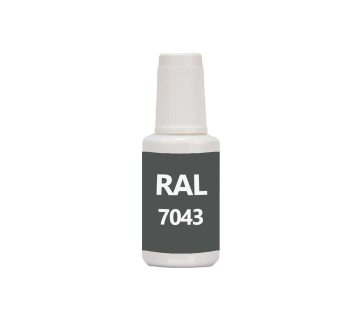 RAL 7043, Traffic Grey B. Bttringsfrg i penselflaska 20 ml