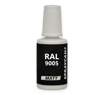 RAL 9005 Jet Black . Matt bättringsfärg i lackstift 20 ml