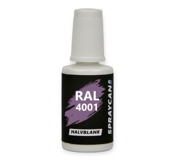 RAL 4001 Red Lilac. Penselflaska med vattenbaserad bättringsfärg 20 ml
