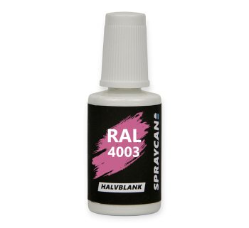 RAL 4003 Heather Violet. Penselflaska med vattenbaserad bättringsfärg 20 ml
