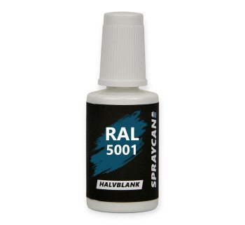 RAL 5001 Green Blue. Penselflaska med bättringsfärg 20 ml