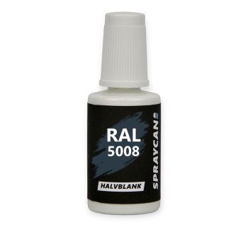 RAL 5008 Grey Blue. Penselflaska med vattenbaserad bättringsfärg 20 ml