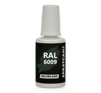 RAL 6009 Fir Green | Penselflaska med vattenbaserad bättringsfärg 20 ml