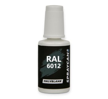 RAL 6012 Black Green, penselflaska med vattenbaserad bättringsfärg 20 ml