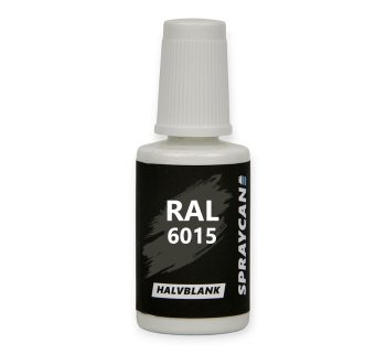 RAL 6015 Black Olive, penselflaska med bättringsfärg 20 ml