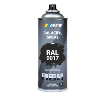 RAL 9017 Matt Traffic Black 400 ml Spray