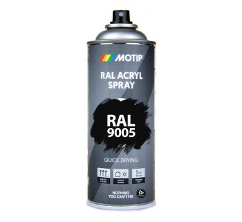 RAL 9005 Satin Matt Deep Black 400 ml