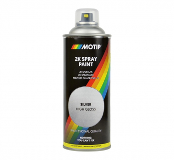 2K Sprayfärg RAL 9006 Fälgsilver Blank 400 ml