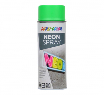 Dupli-Color Neon Spray 400 ml. Neongrön sprayfärg för inom- och utomhusbruk