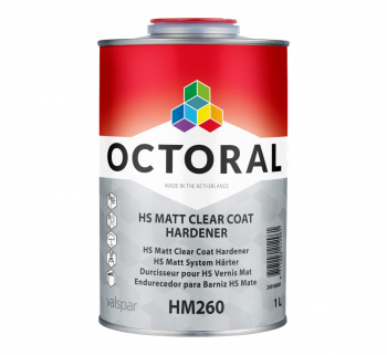 Octoral HM260 HS Härdare Matt Klarlack 1L