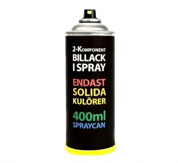 2k billack på sprayburk 400ml | Slitstark och tålig billack efter färgkod