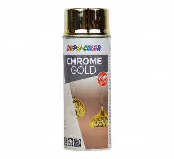 Kromfärg guld sprayfärg 400 ml. Dupli-Color Chrome Gold