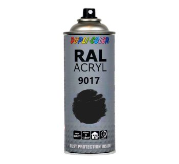 Sprayfärg RAL 9017 Traffic Black | Svart Akryllack i sprayburk 400 ml Dupli-Color