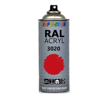 Dupli-Color RAL Acryl sprayfärg i RAL 3020 Traffic red 400 ml 