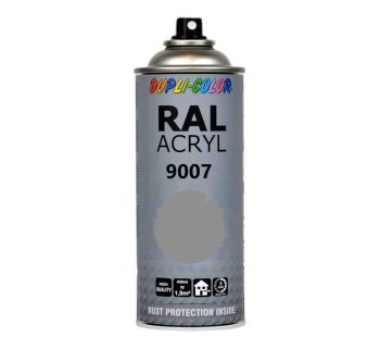 Dupli-Color RAL Acryl. Akryllack i sprayburk 400 ml RAL 9007 Grey Aluminium.