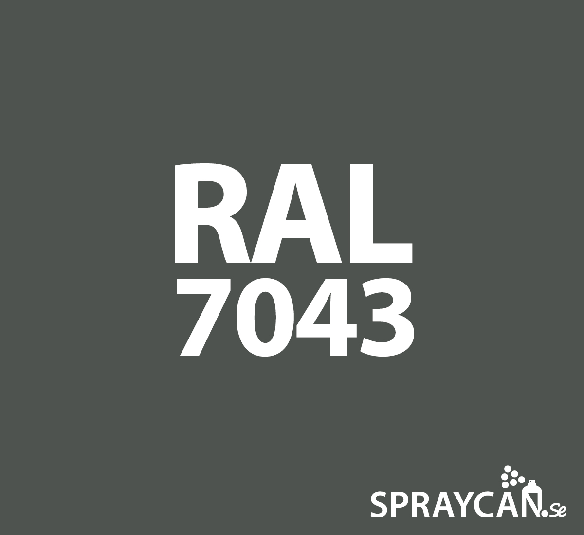 RAL 7043 Traffic Grey B