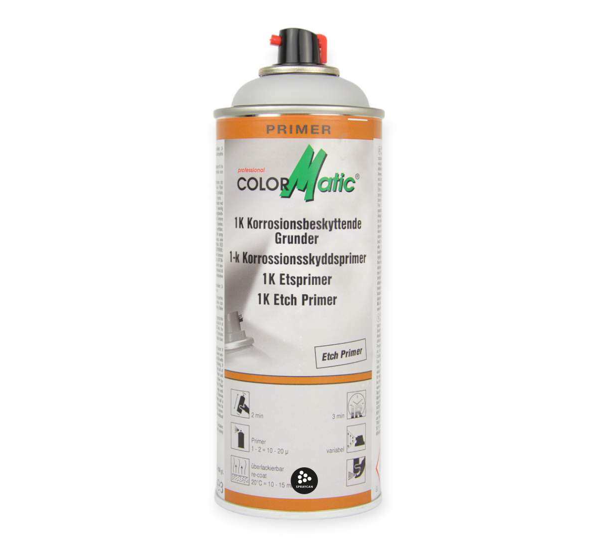 1K Etch Primer Light Grey 400ml Spraycan.se