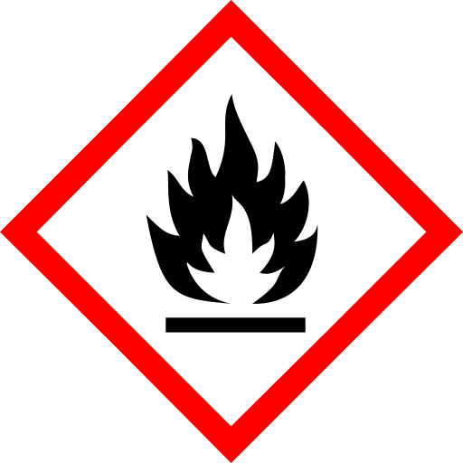Brandfarlig Aerosol GHS-symbol: Brandfarlig Aerosol