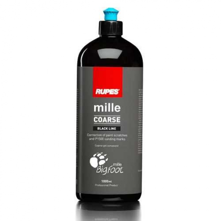 Polermedel Rupes Mille Coarse Blackline 1 liter i gruppen Fordonsvård / Polering / Polermedel hos Spraycan Sweden AB (BGCOARSEBL)
