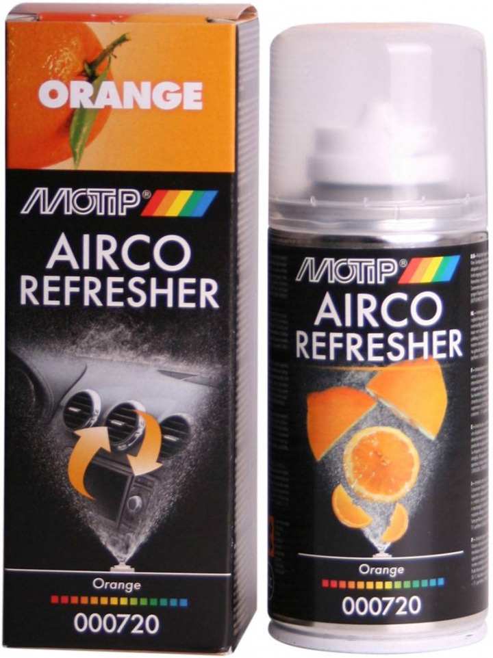 Airco refresher - Frscha upp luftkonditioneringssystem i fordon. Trevlig apelsindoft. Spray
