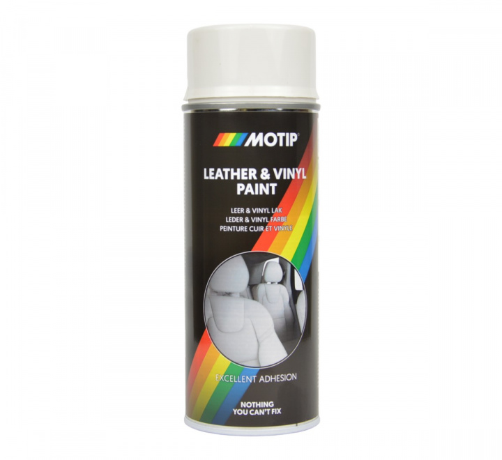 Läder- & Vinylfärg Vit 400 ml i gruppen Spray / Textil, Vinyl & Läderfärg / Vinylspray hos Spraycan Sweden AB (04065)