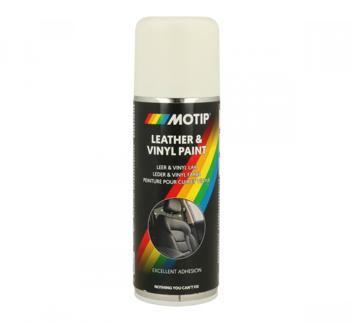 Läder- & Vinylfärg RAL 9010 200 ml i gruppen Spray / Textil, Vinyl & Läderfärg / Läderfärg hos Spraycan Sweden AB (04235)